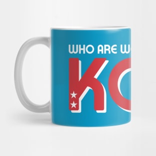 Who Are We? KC! Teal Mug